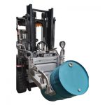 Хидравличен мотокар 55-галонна скоба за барабан за мотокари